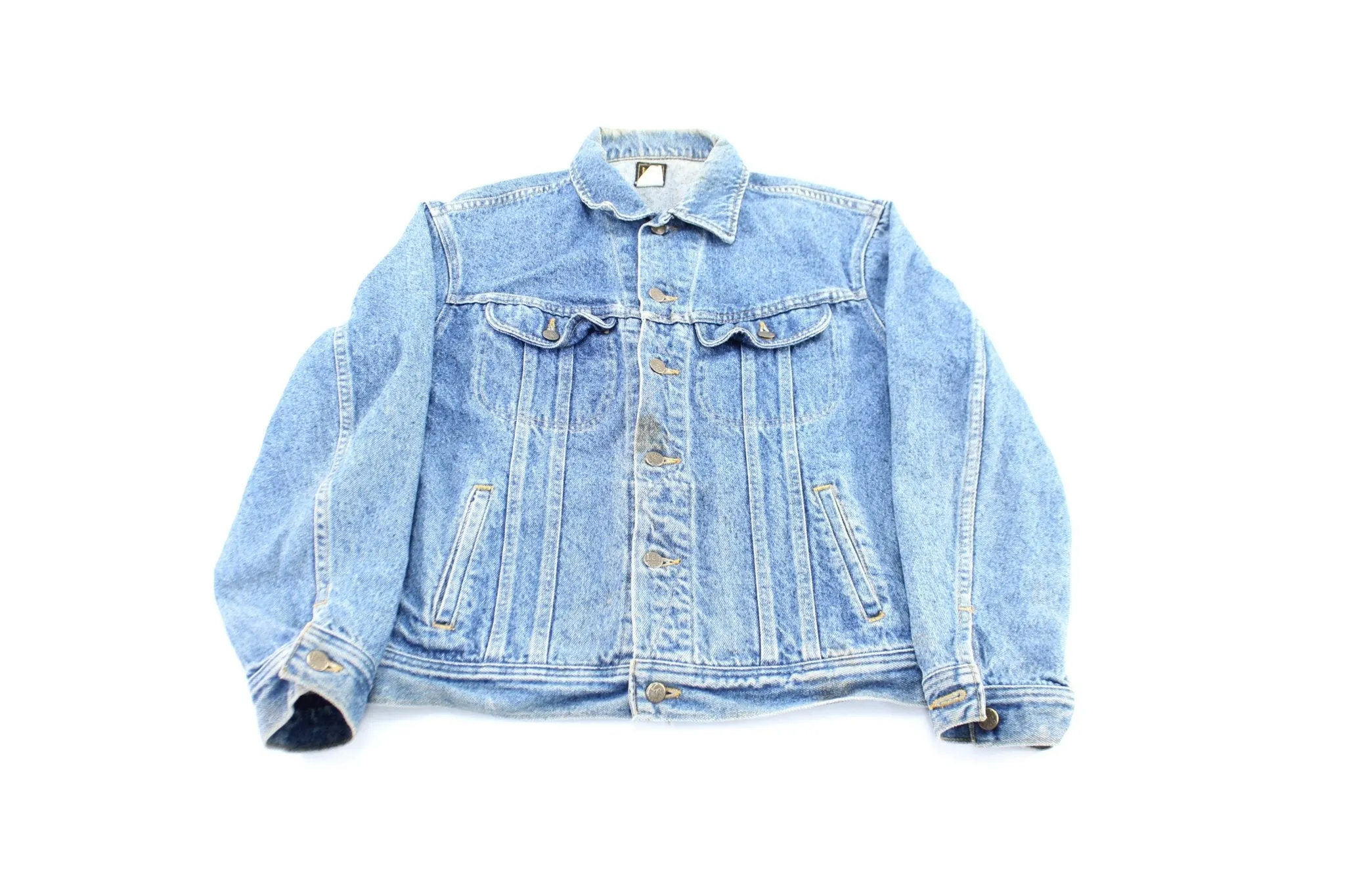 90's Lee Washed Denim Trucker Jacket