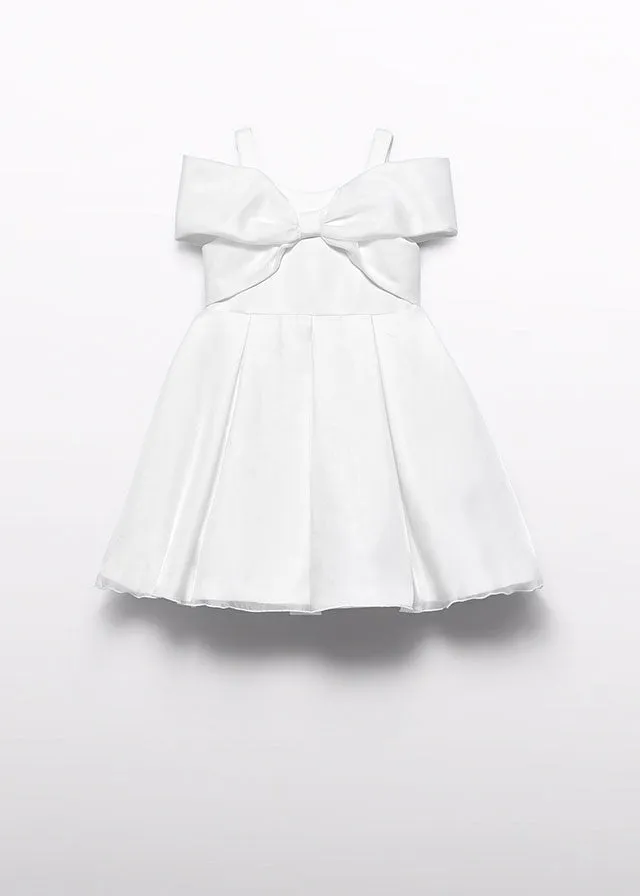 Abel & Lula Girls Organza Bow Special Party Dress