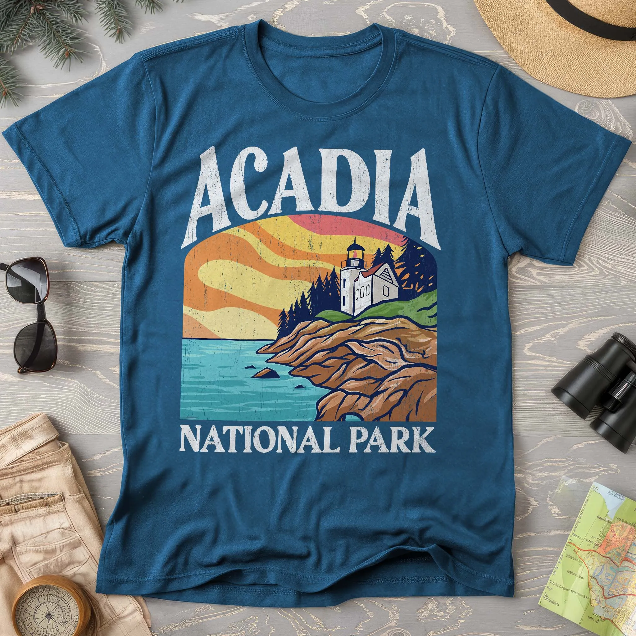 Acadia National Park Shirt "Big and Bold" Comfort Colors T-Shirt