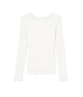 Adeline Long Sleeved Top in Soft White