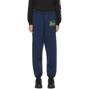 Aries Navy Logo Premium Lounge Pants