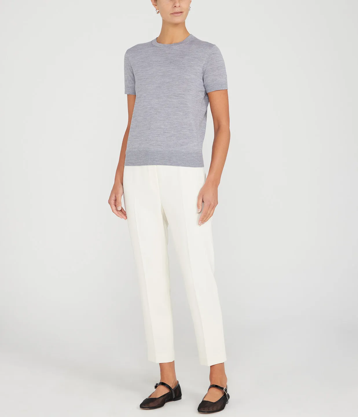 Basic Tee in Cool Heather Grey