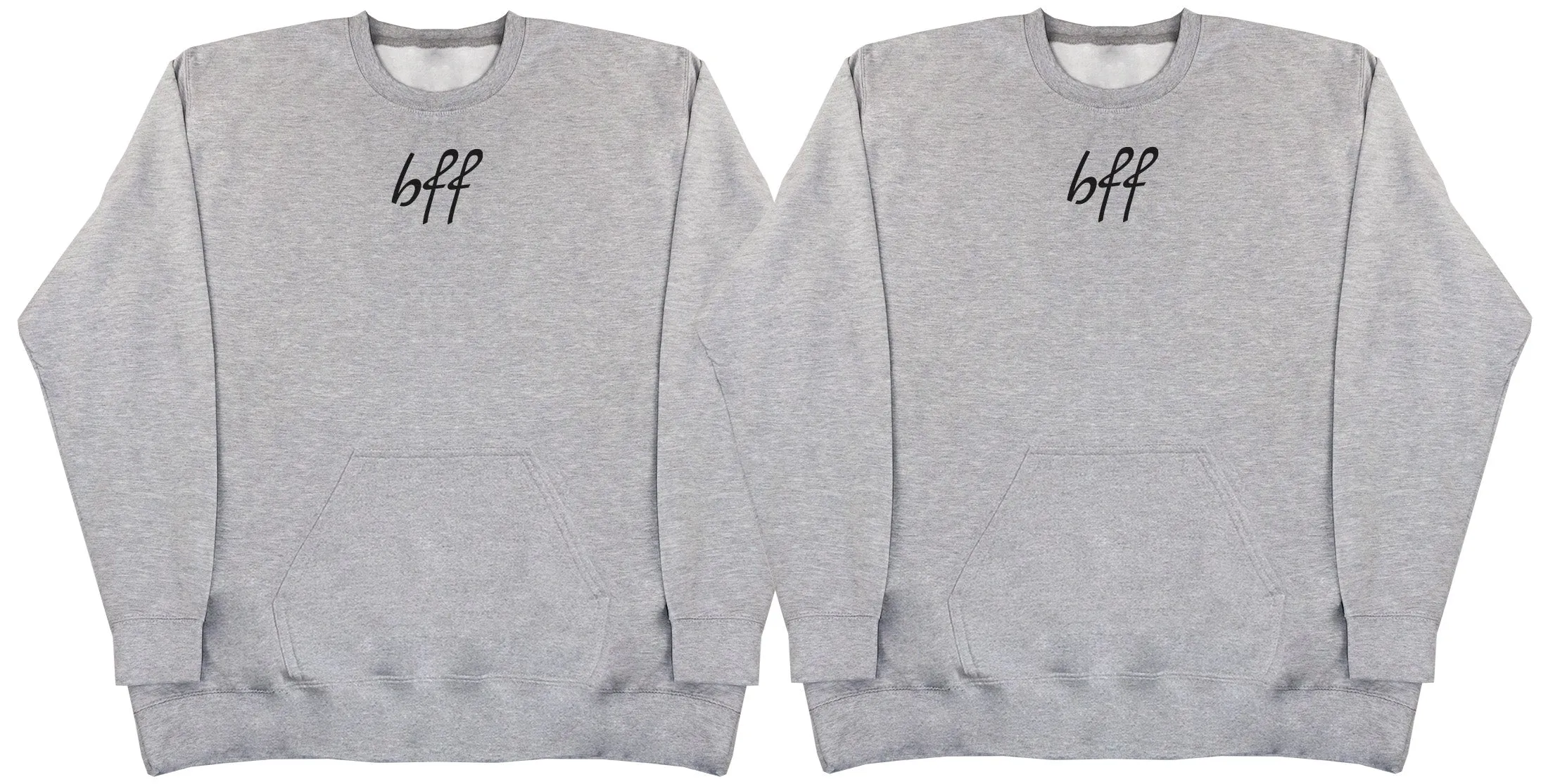 BFF Matching Set - Huge Oversized Hoodless Hoodie
