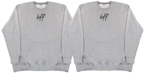 BFF Matching Set - Huge Oversized Hoodless Hoodie