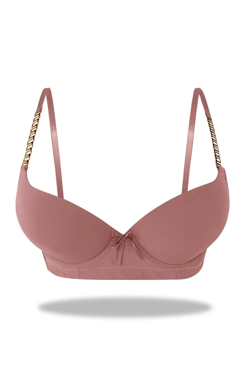 Blue Premium Padded Bra with stylish Straps