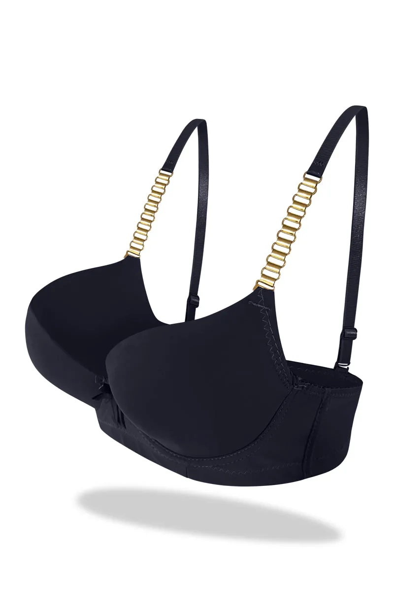 Blue Premium Padded Bra with stylish Straps