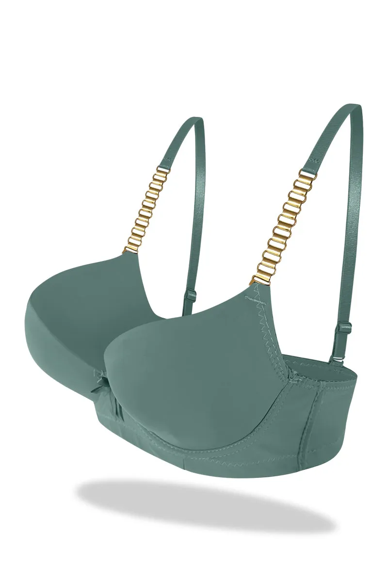 Blue Premium Padded Bra with stylish Straps
