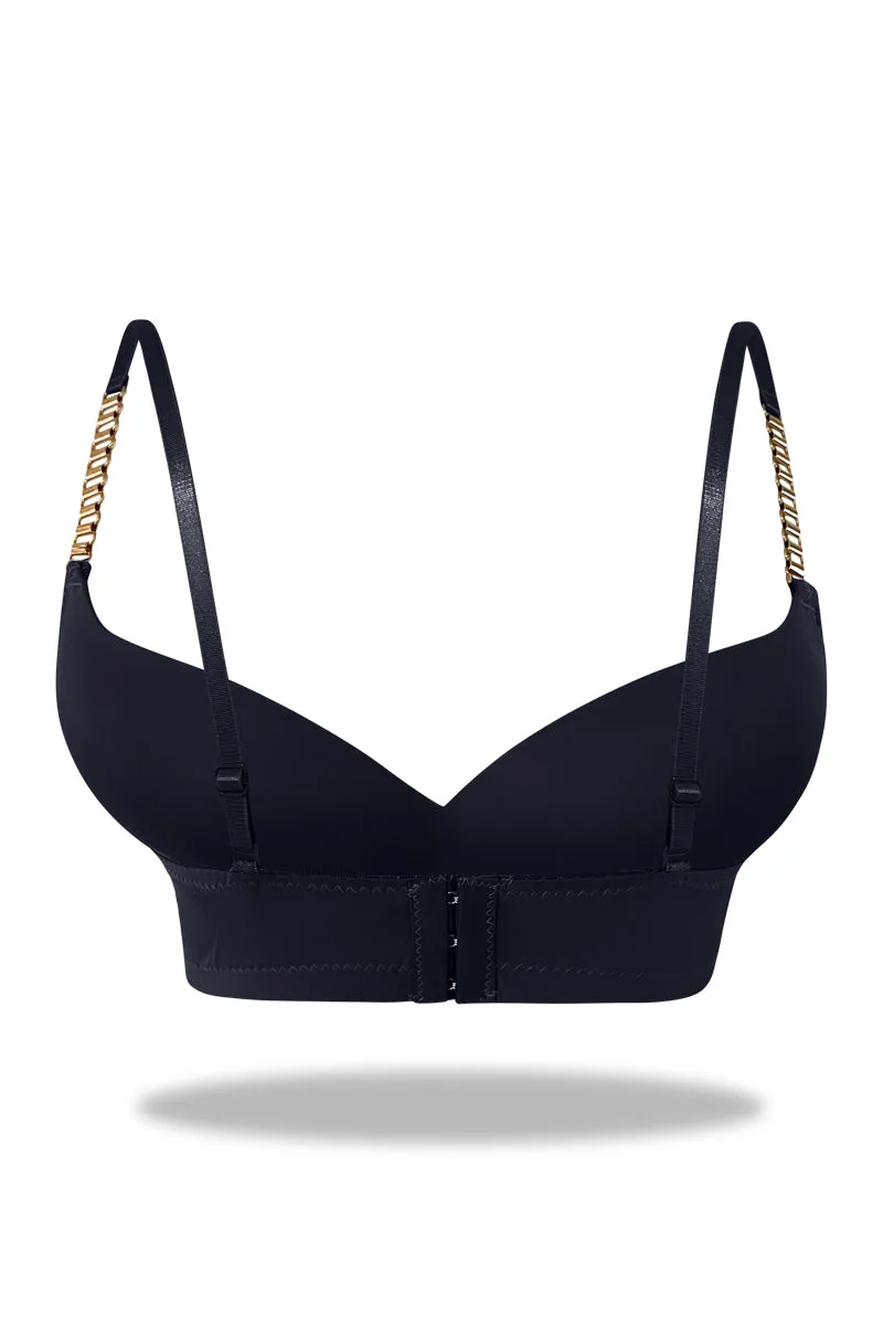 Blue Premium Padded Bra with stylish Straps