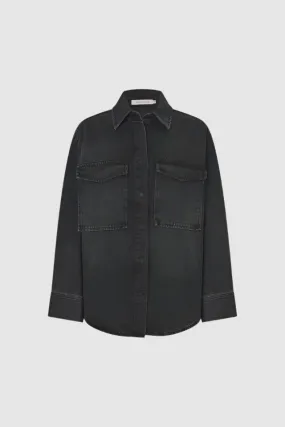 Camilla and Marc Blanca Denim Shirt in Soft Black