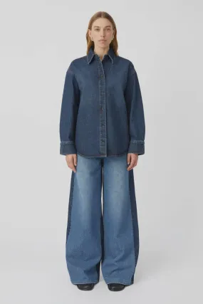 Camilla and Marc Kalen Denim Shirt in Almost Indigo