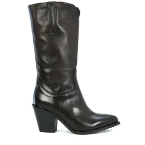 CARMEN LEATHER 3/4 BOOTS