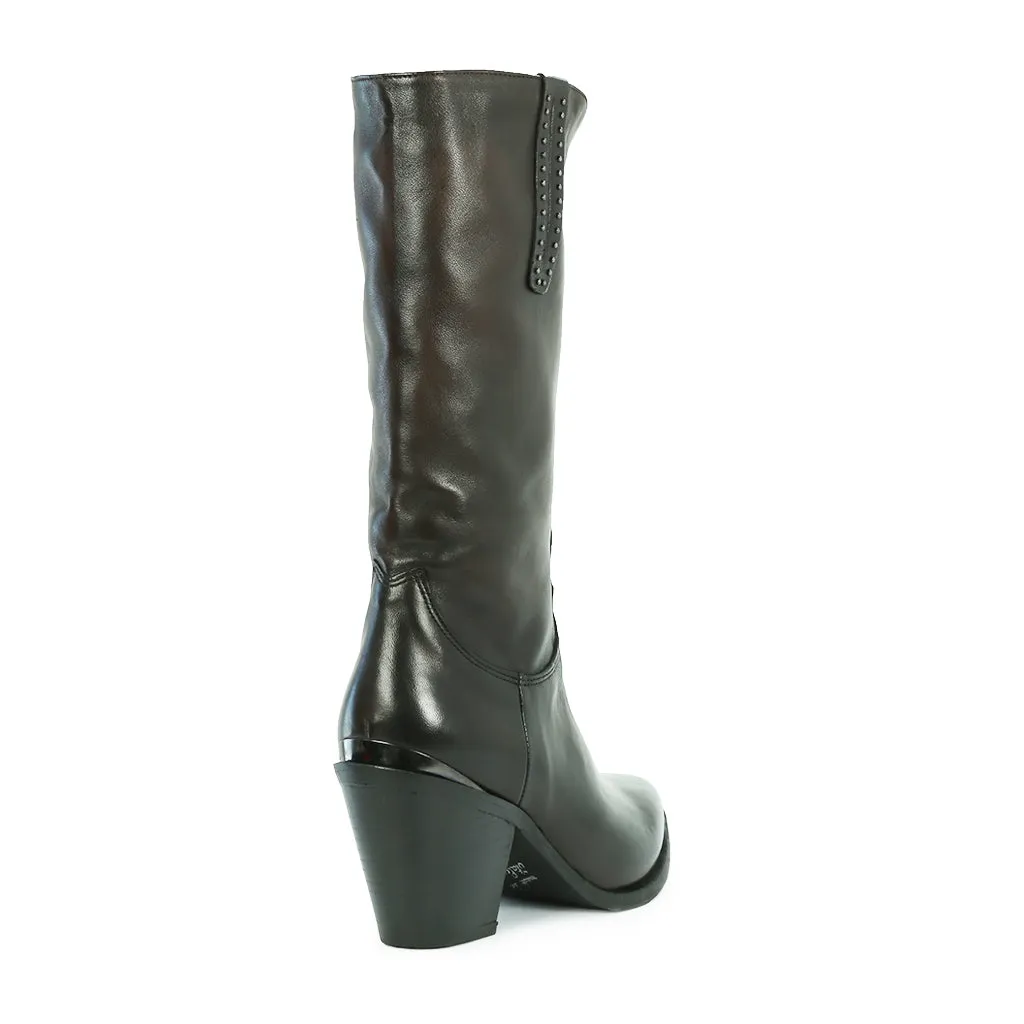 CARMEN LEATHER 3/4 BOOTS