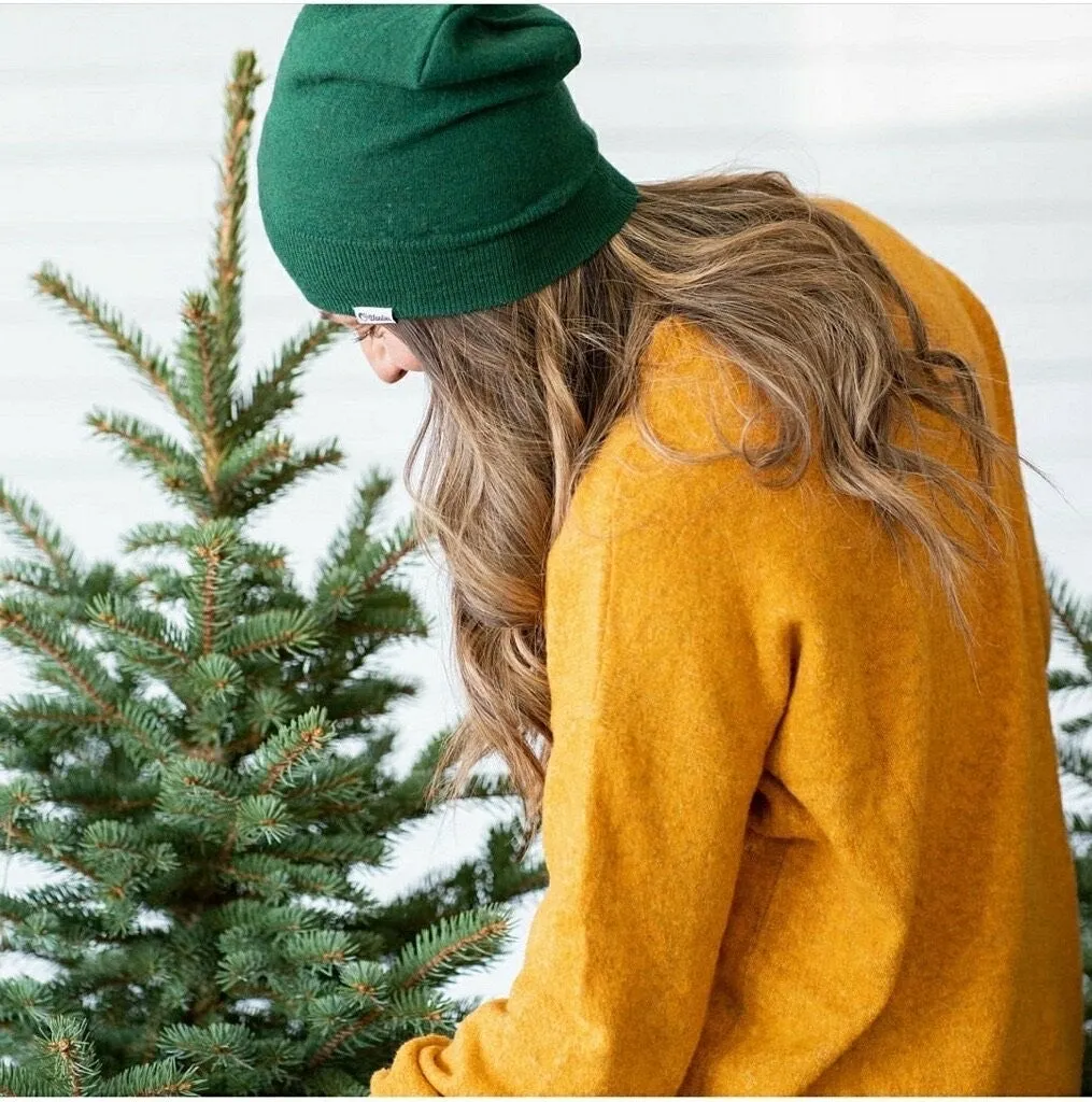 CASHMERE BEANIE | XL Black
