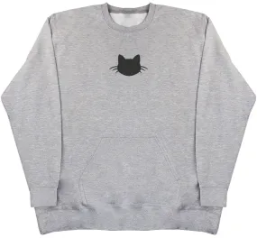 Cat Silhouette - Huge Oversized Hoodless Hoodie