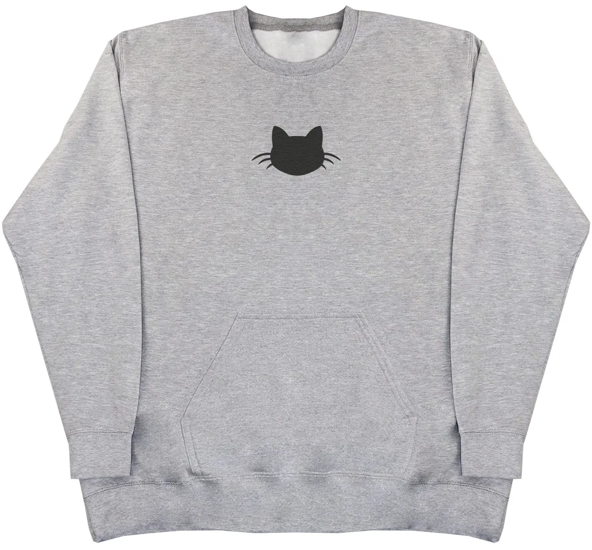 Cat Silhouette - Huge Oversized Hoodless Hoodie