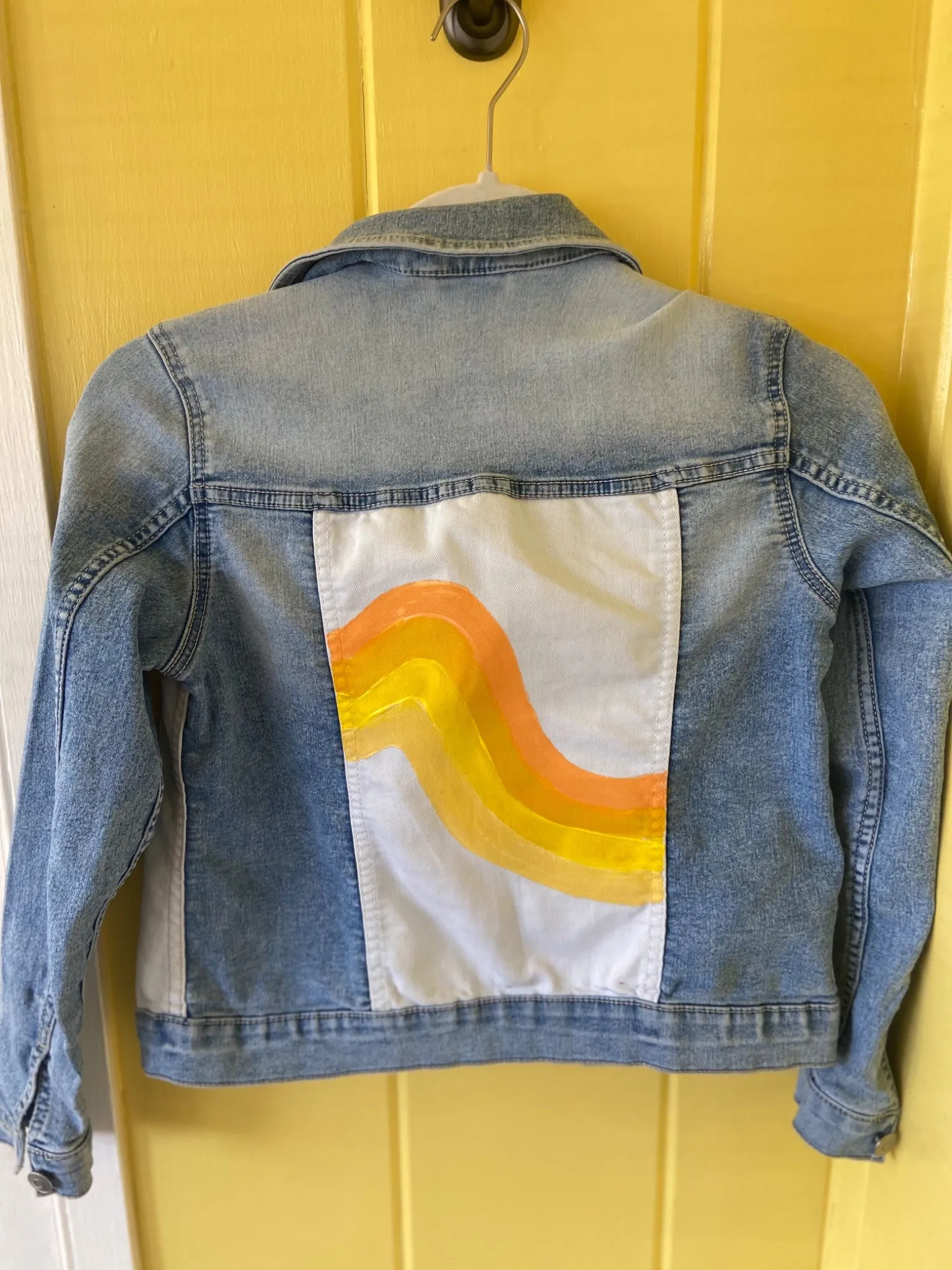 Childrens Handpainted Denim Jacket