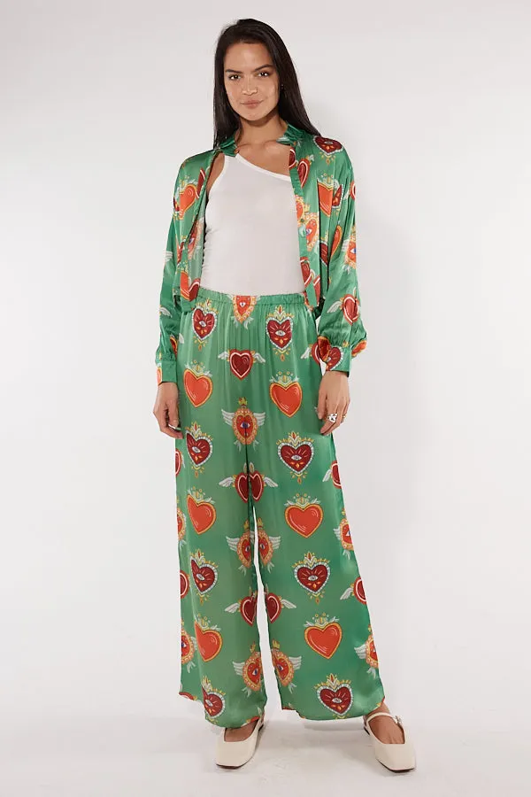 Cowgirl Surfer Bettina Pant Emerald