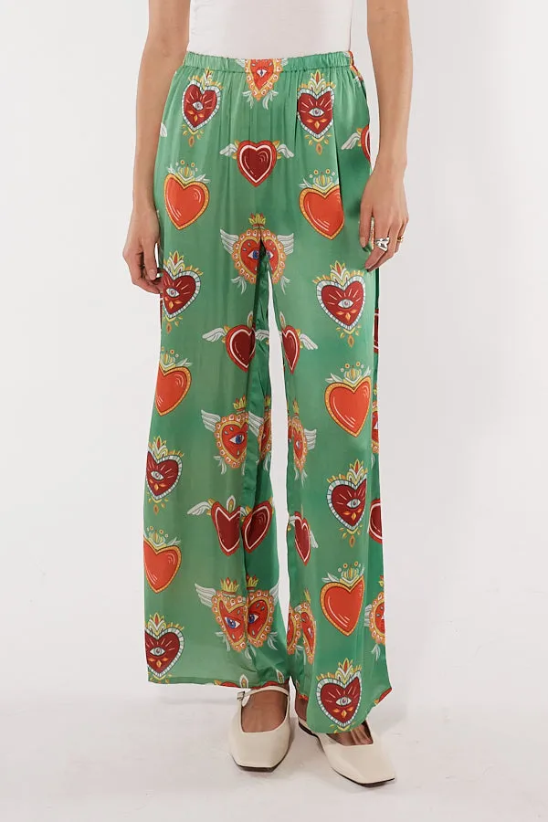 Cowgirl Surfer Bettina Pant Emerald