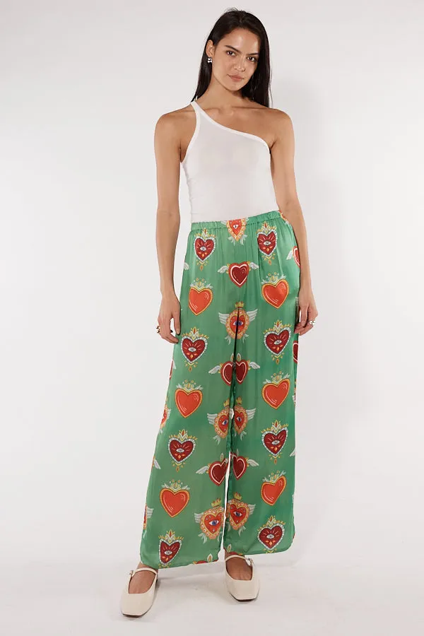 Cowgirl Surfer Bettina Pant Emerald