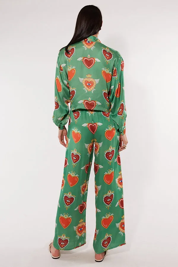 Cowgirl Surfer Bettina Pant Emerald