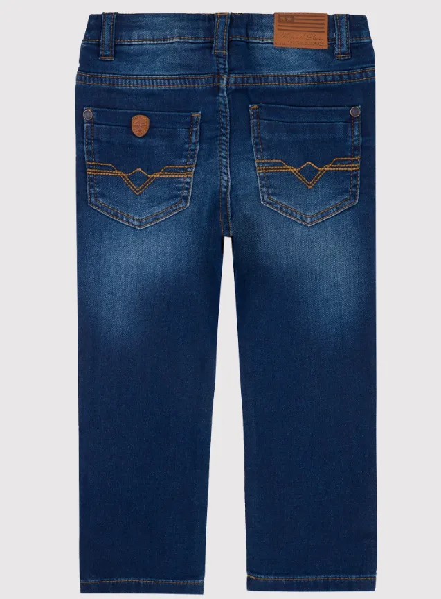 Dark Soft Denim Pants