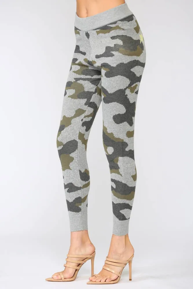 Fate Camo Knit Joggers Pants