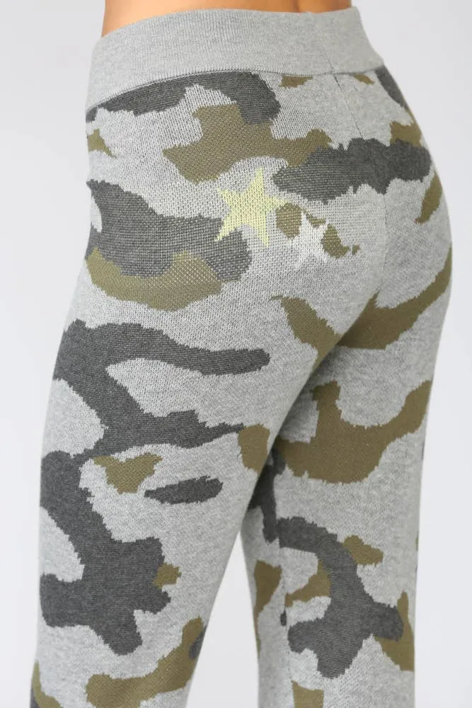 Fate Camo Knit Joggers Pants