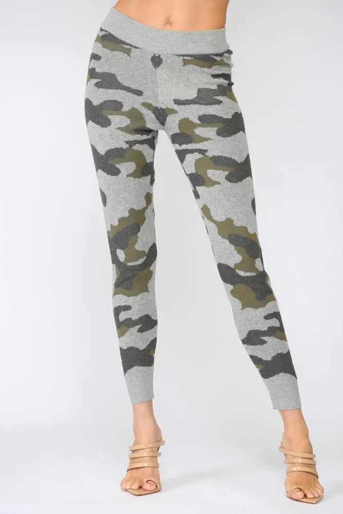 Fate Camo Knit Joggers Pants