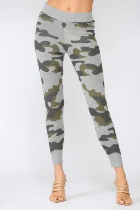 Fate Camo Knit Joggers Pants