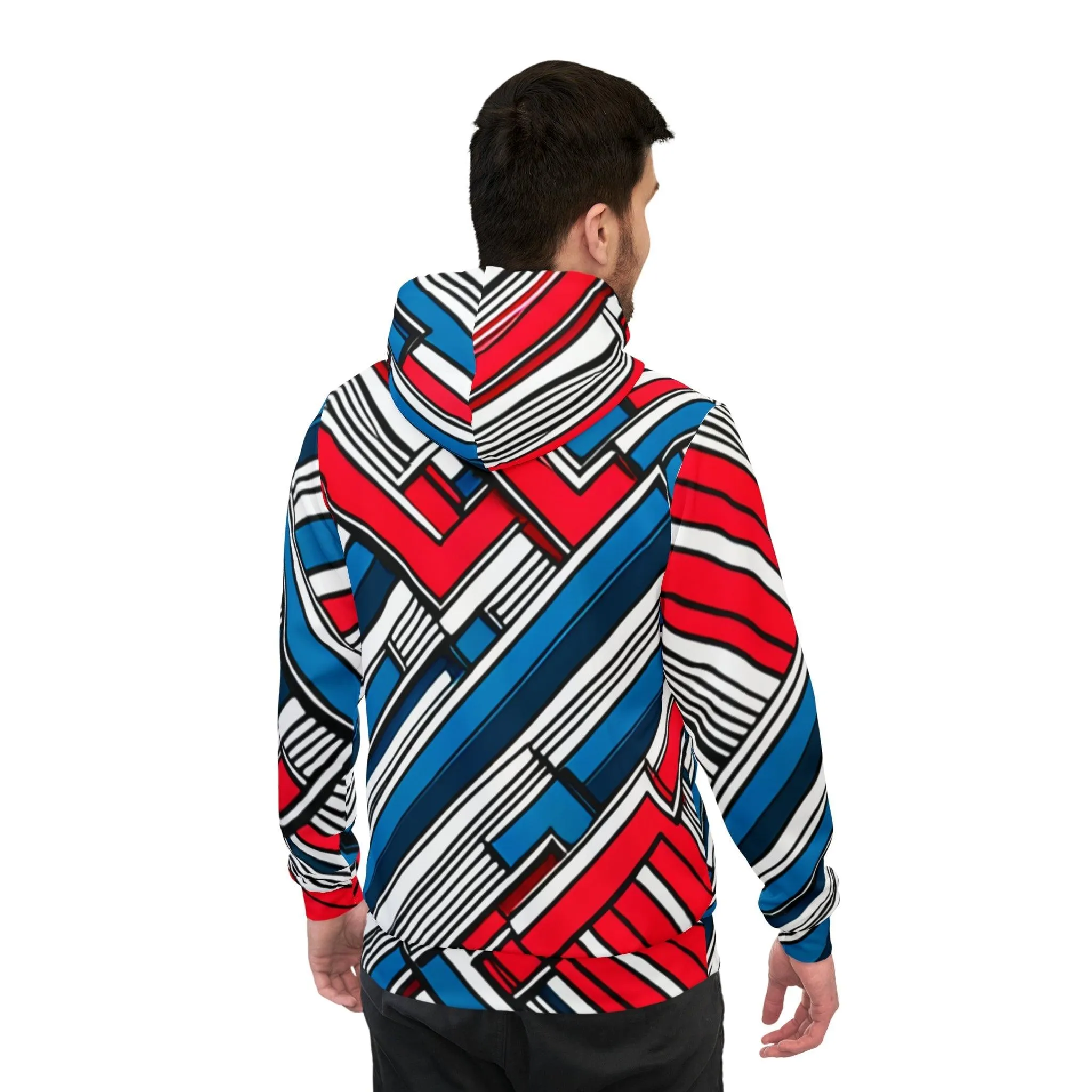 Geometric Patriot Athletic Hoodie