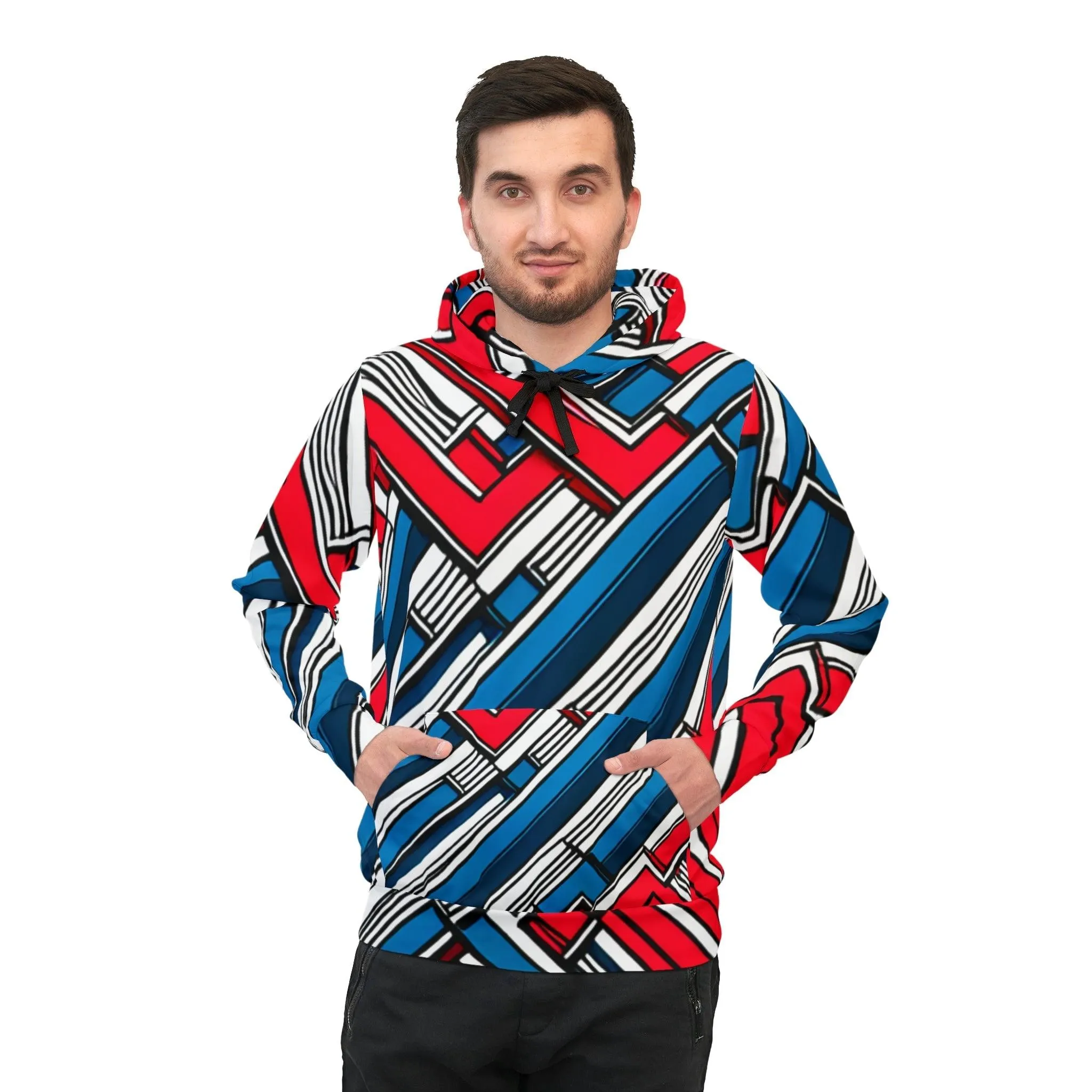 Geometric Patriot Athletic Hoodie