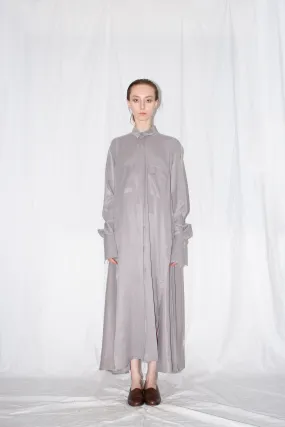 Grey Elongated Sleek Shirt