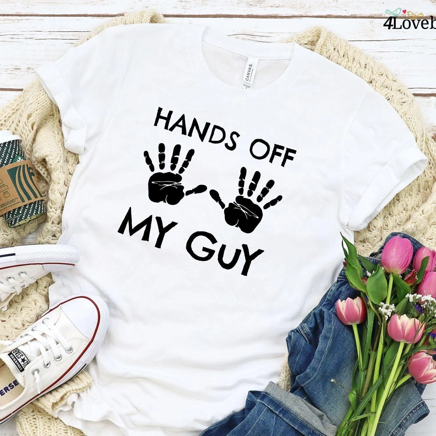 Hands Off My Girl/My Guy Set, Funny Jealous Outfits, Anniversary Gift, Matching Set