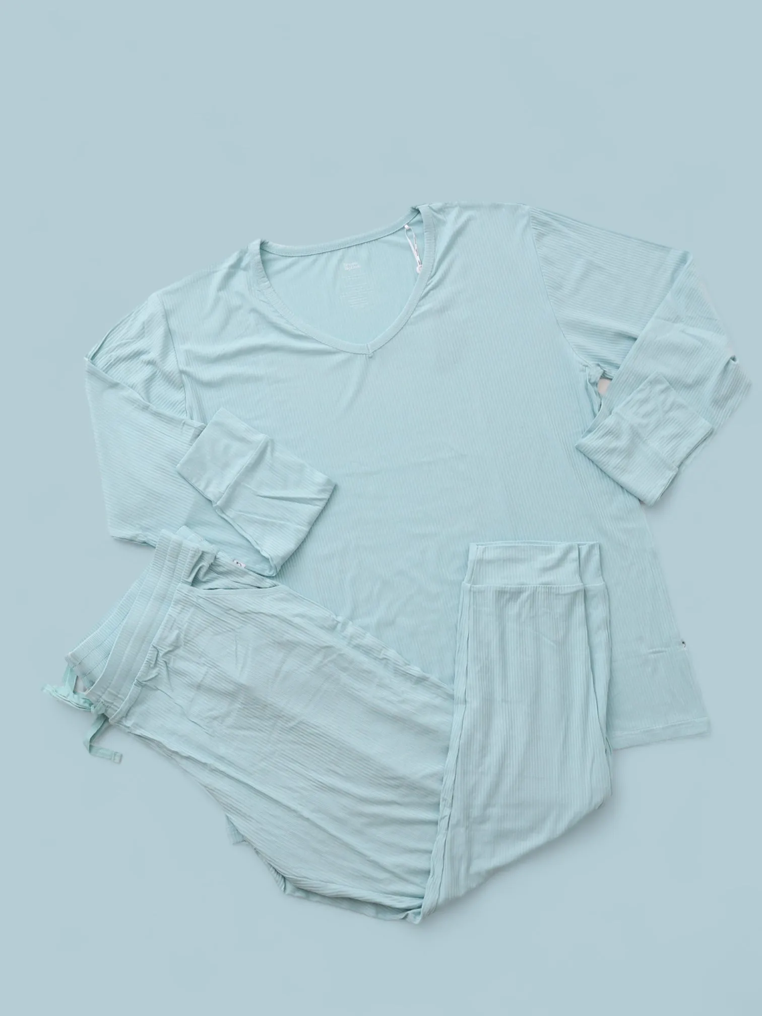 HAZY BLUE RIB WOMEN'S JOGGER DREAM SET