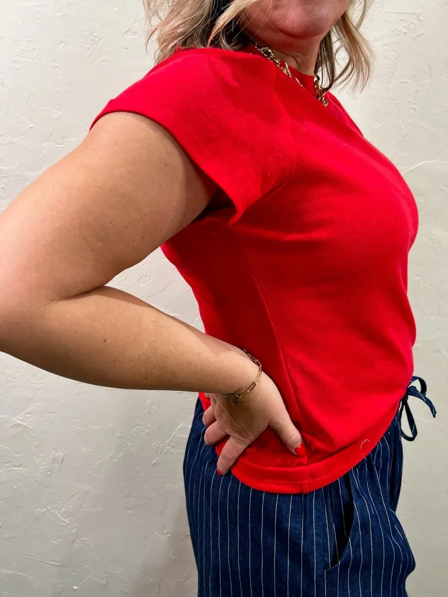 Ivy Tee - Cherry Red