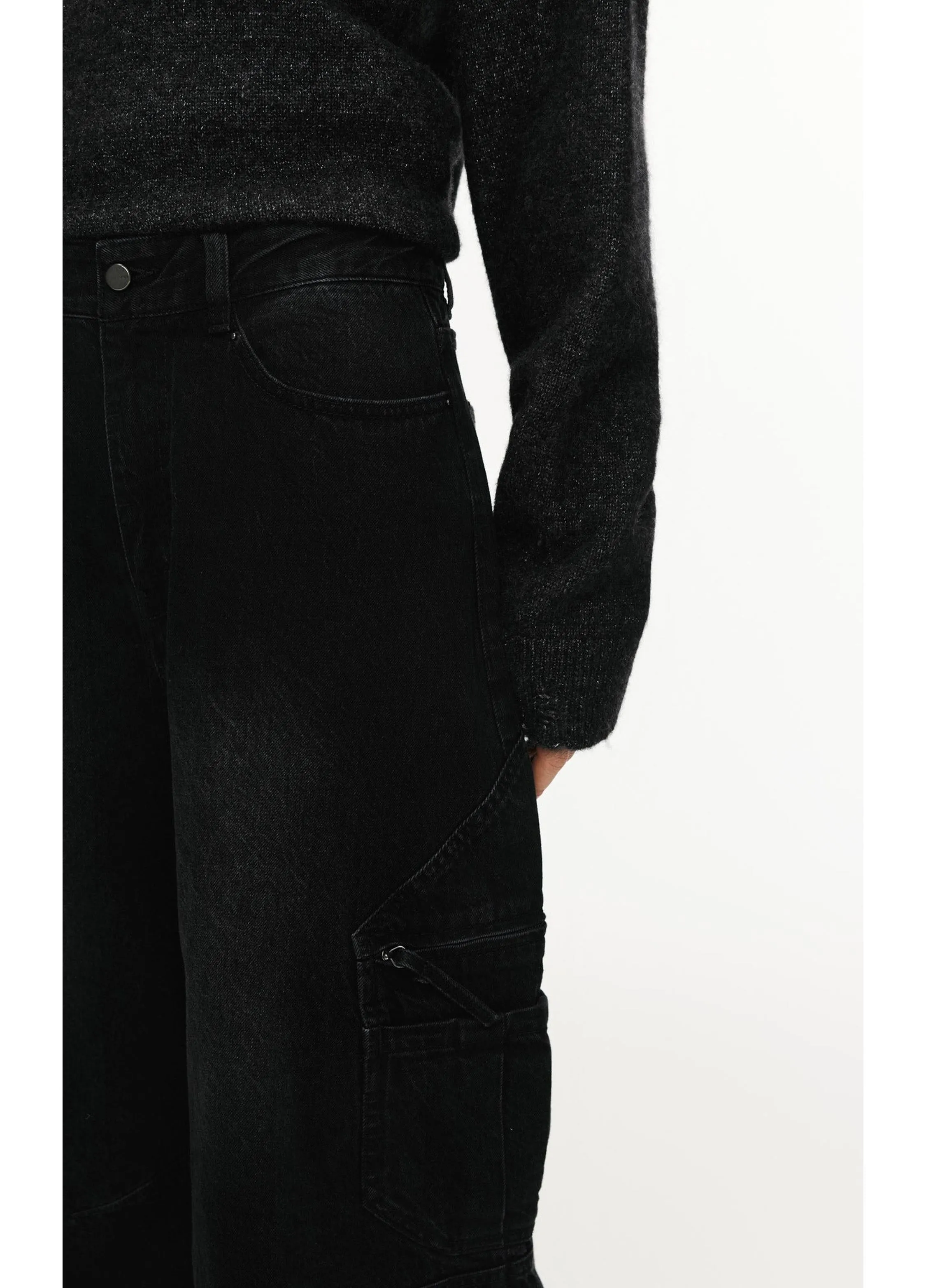 JNBY Relaxed Extra Long Cargo Jeans