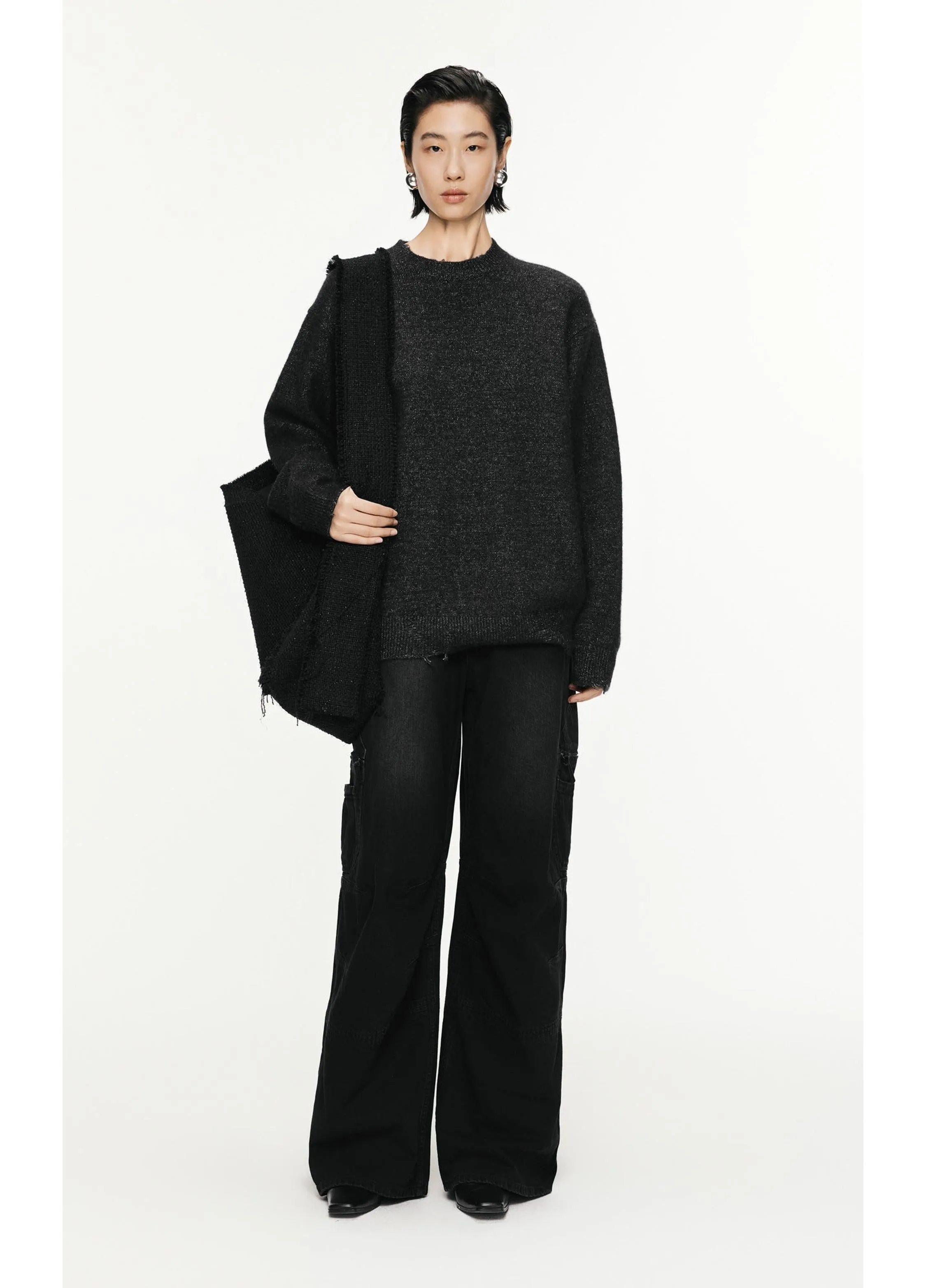 JNBY Relaxed Extra Long Cargo Jeans