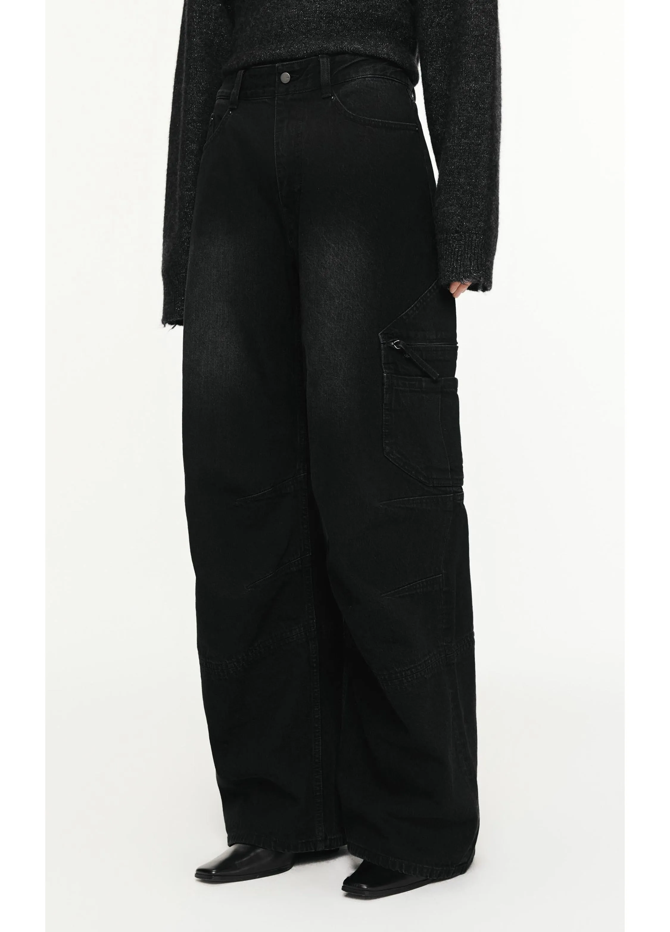 JNBY Relaxed Extra Long Cargo Jeans