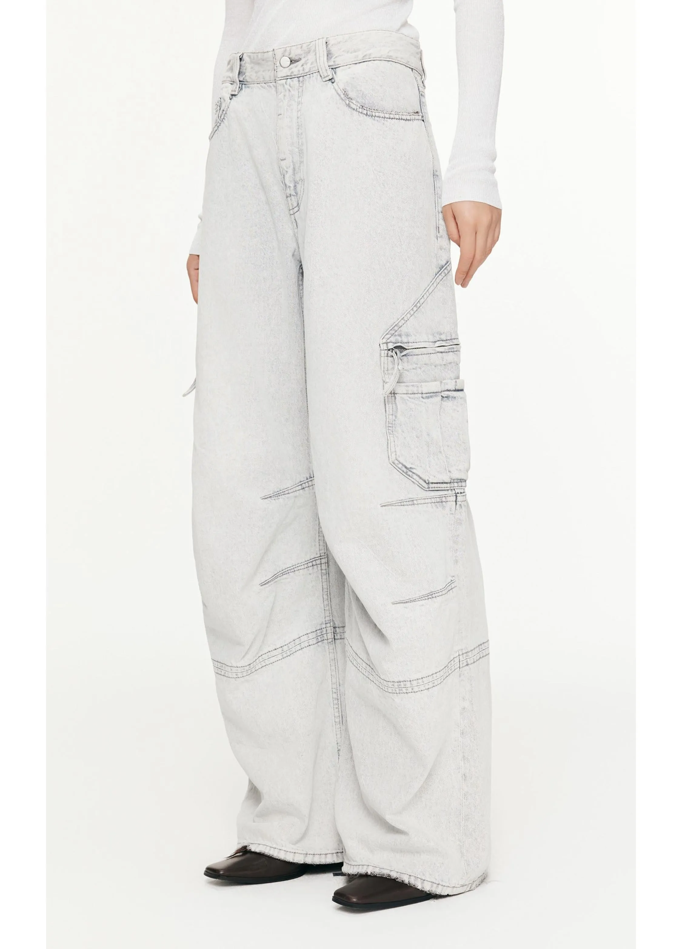 JNBY Relaxed Extra Long Cargo Jeans