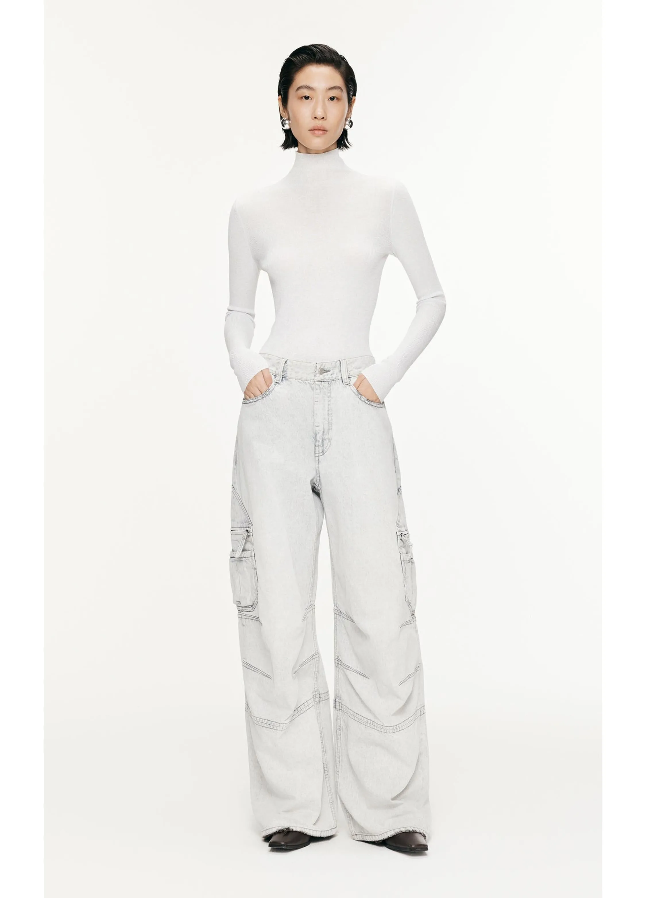 JNBY Relaxed Extra Long Cargo Jeans