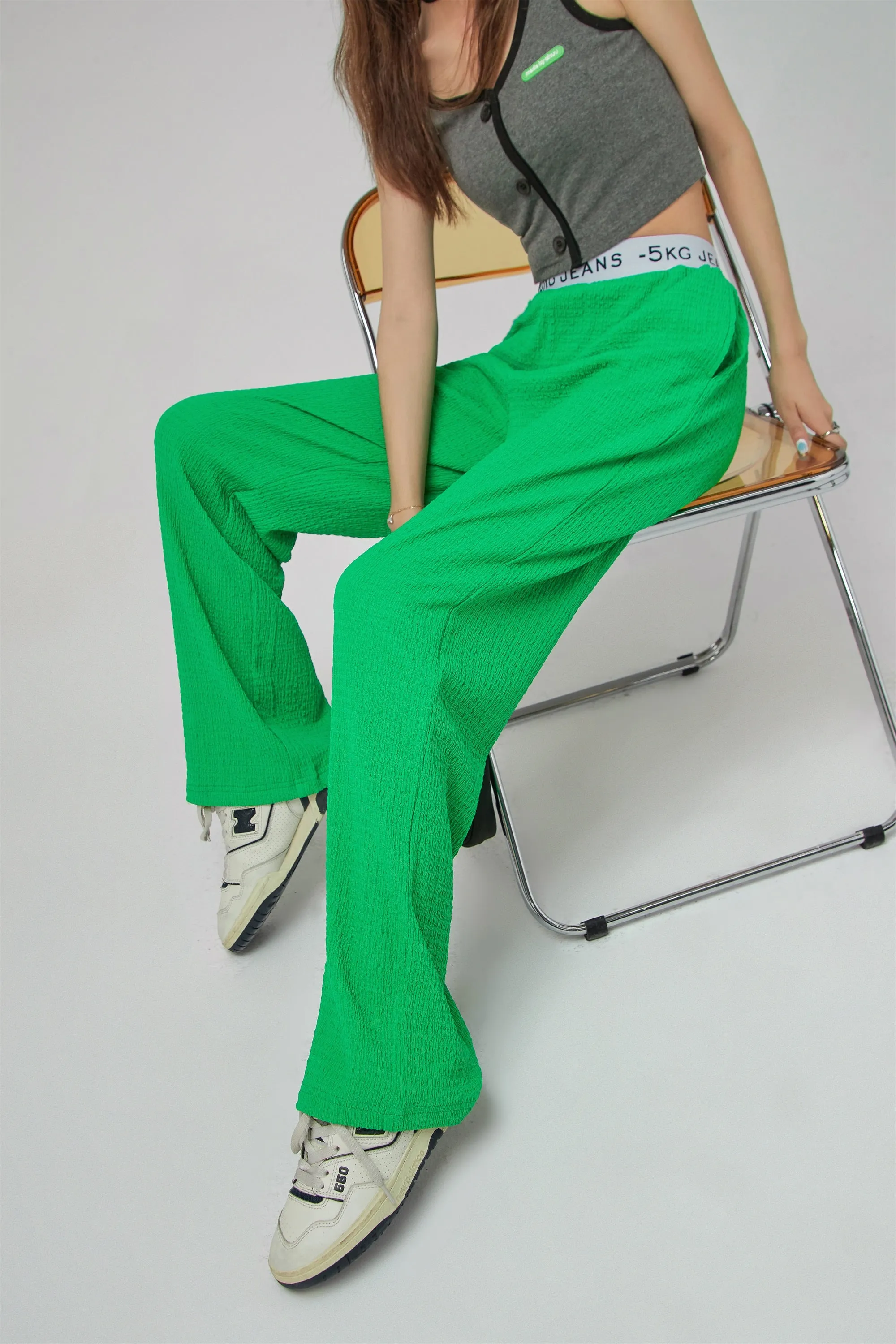 Magazine Print Jogger Pants
