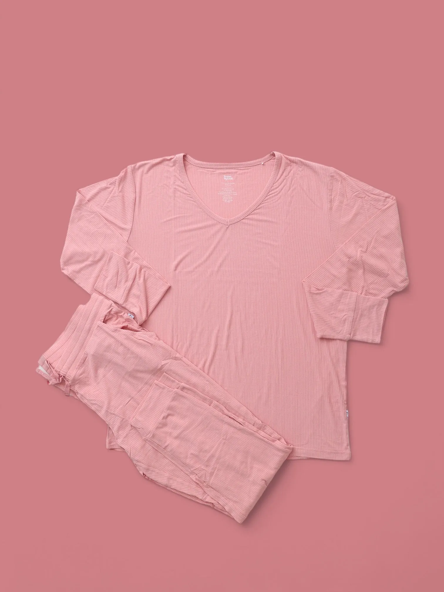 MAUVE RIB WOMENS JOGGER DREAM SET