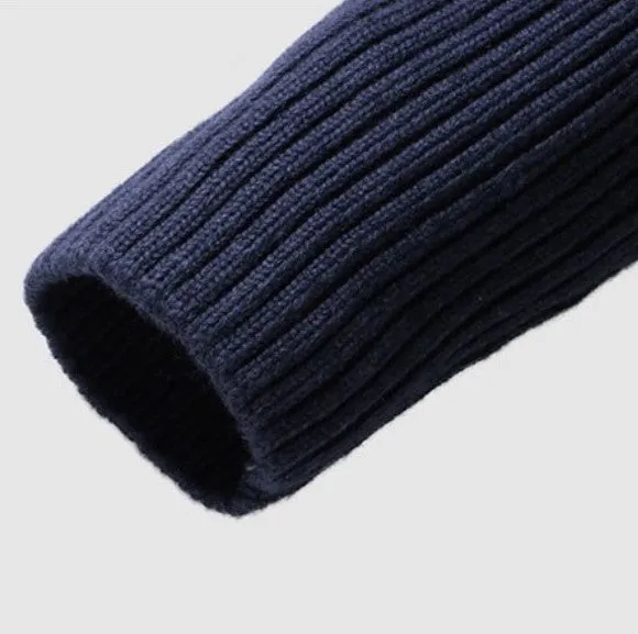 Men's Autumn/Winter Warm Soft Knitted Turtleneck Pullover