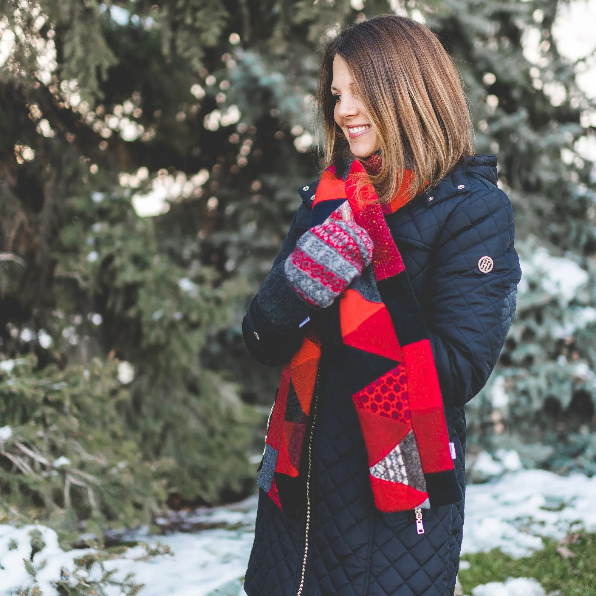 Merino Wool Sweater Scarf | Garden Beds