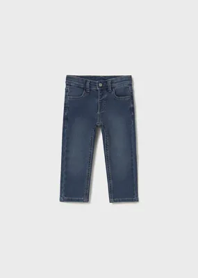 pants soft denim - dark denim-086