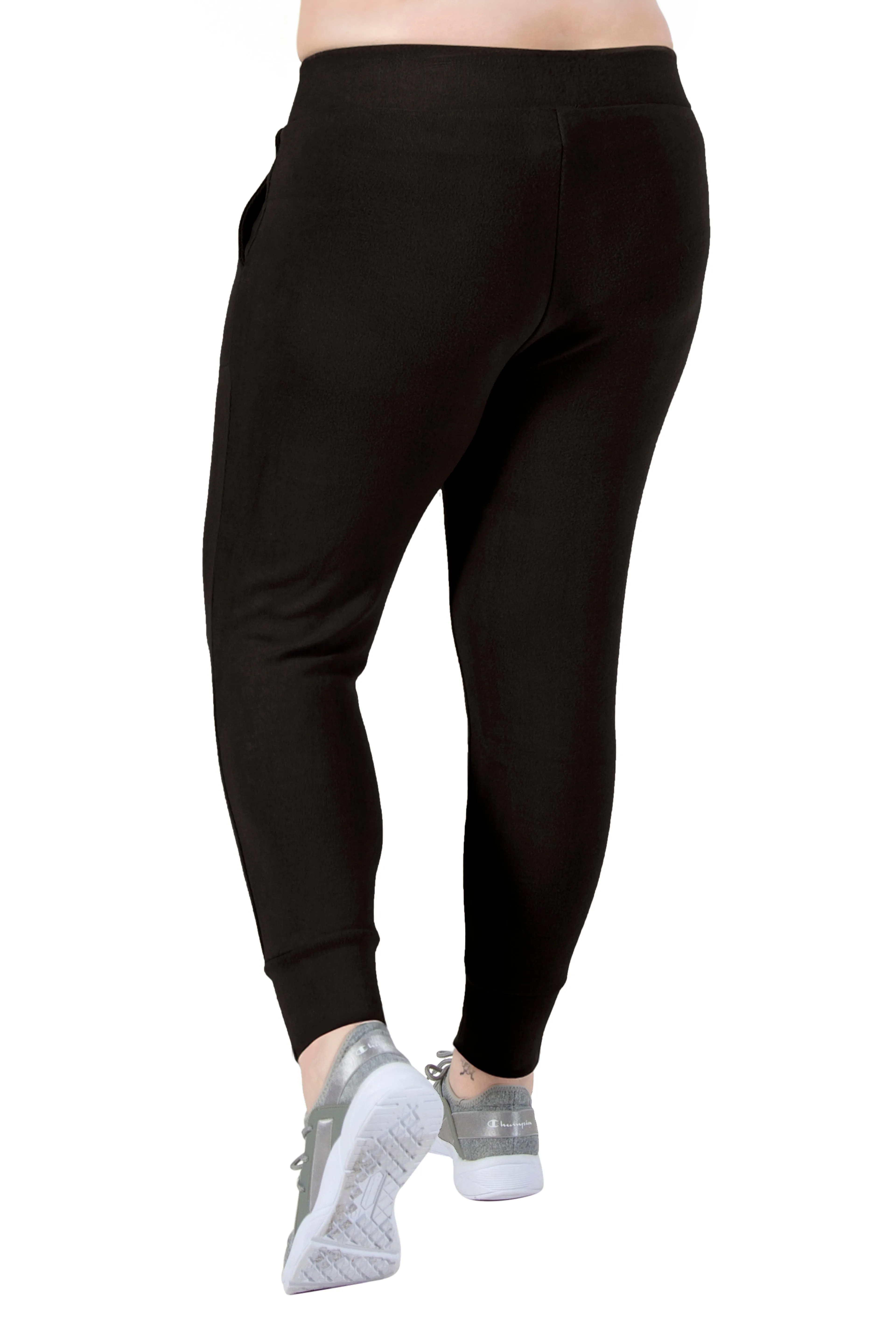 Plus Size Comfort Luxe Collection Cozy Knit Jogger Pants