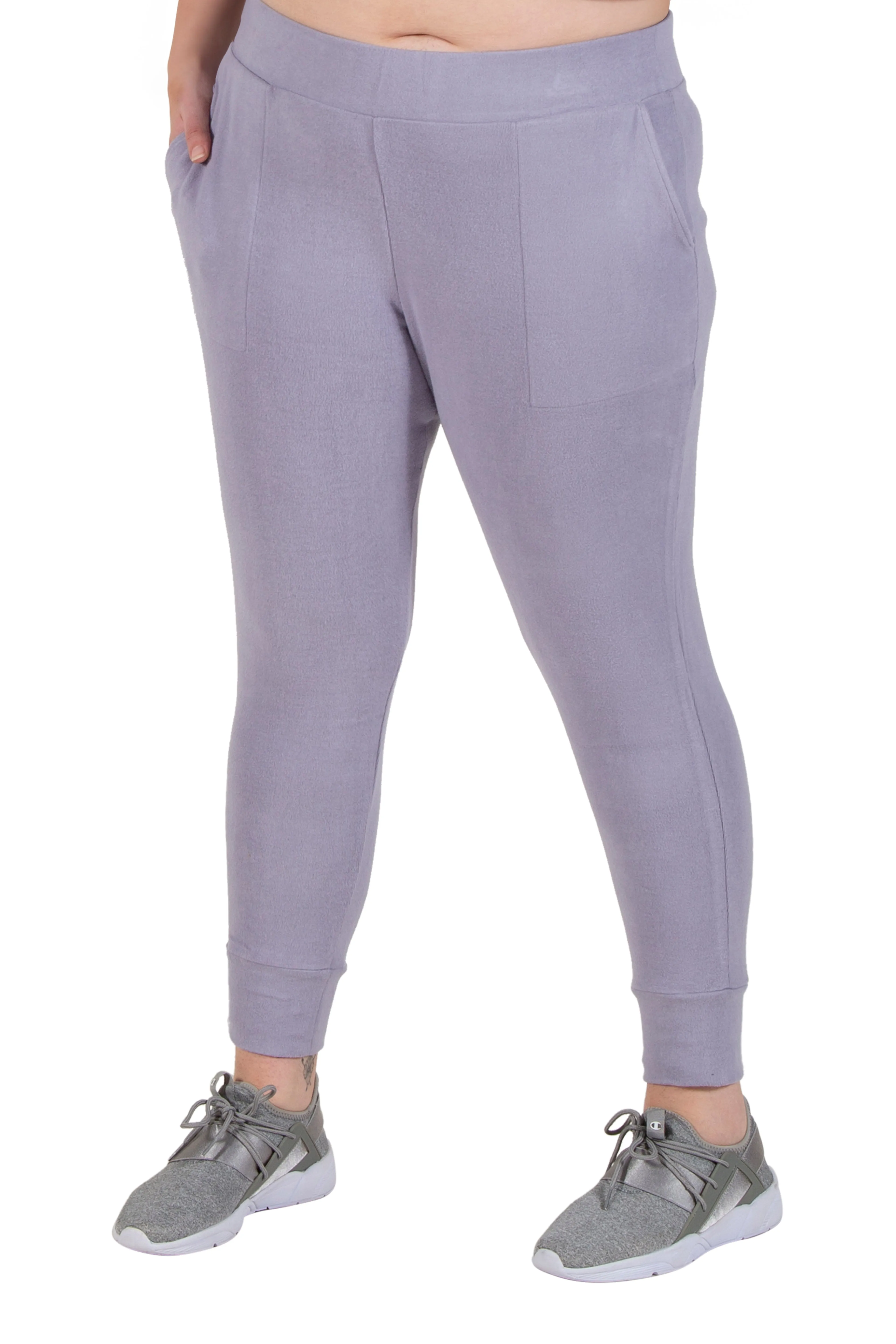 Plus Size Comfort Luxe Collection Cozy Knit Jogger Pants