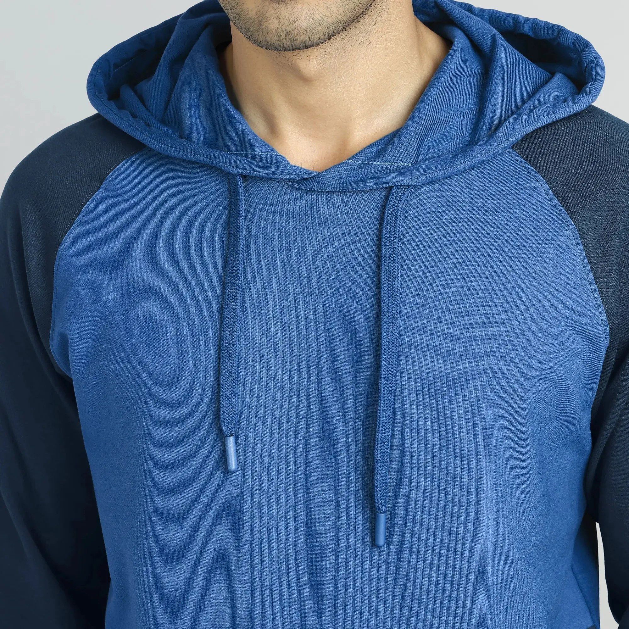 Quest French Terry Cotton Hoodies Atlas Blue