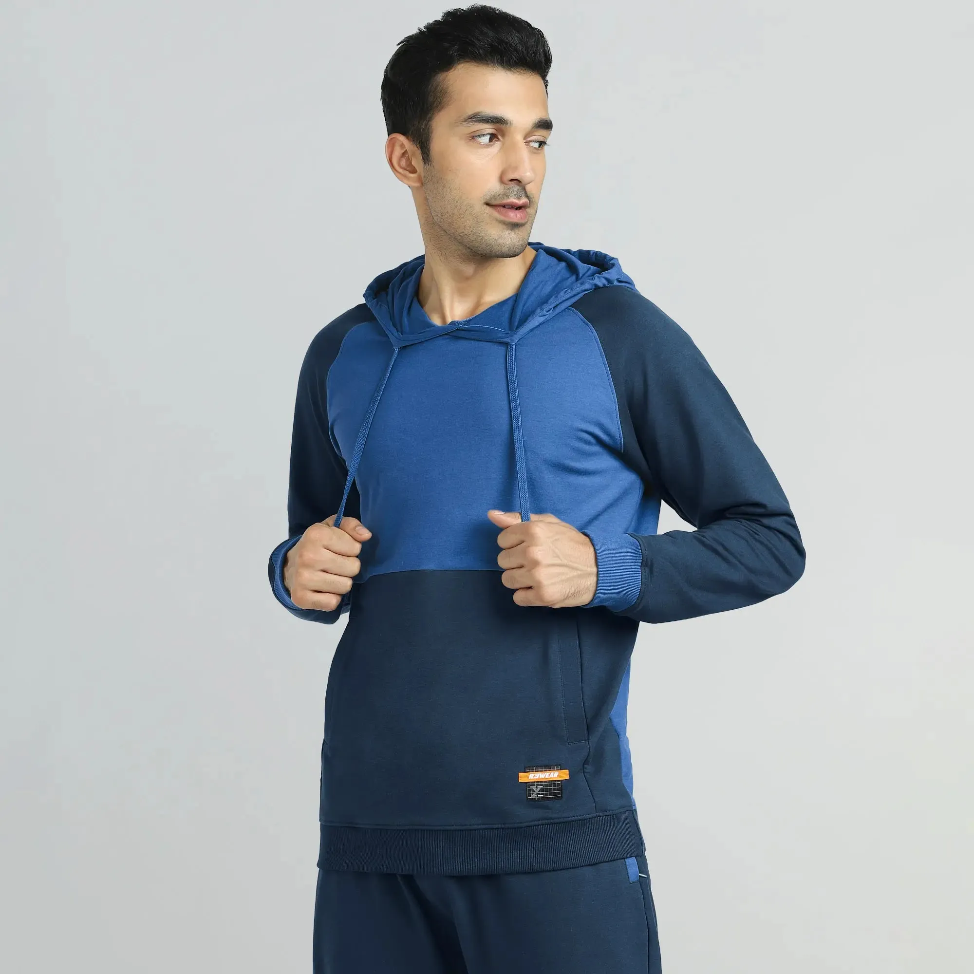 Quest French Terry Cotton Hoodies Atlas Blue