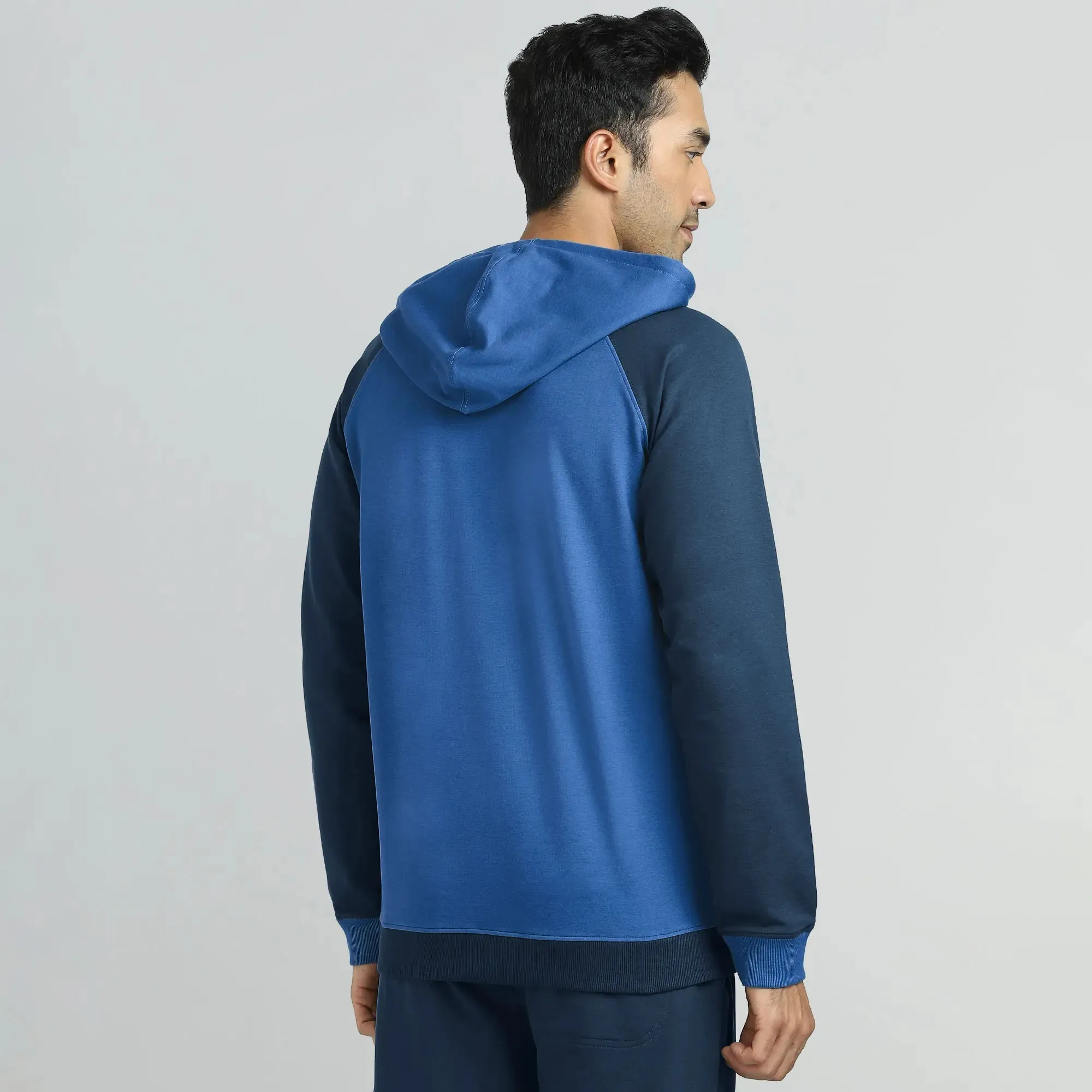 Quest French Terry Cotton Hoodies Atlas Blue